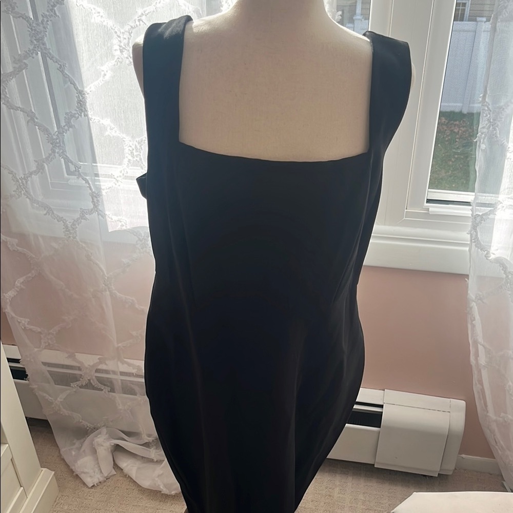 Elegant Black Sleeveless Dress